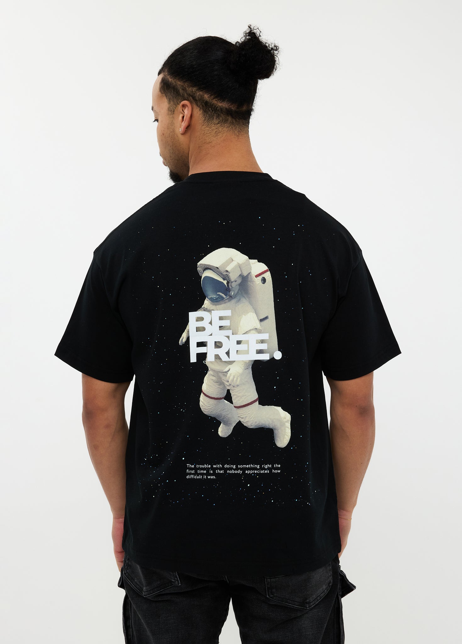 Oversized T-shirt 100% Katoen – Freedom Astronaut