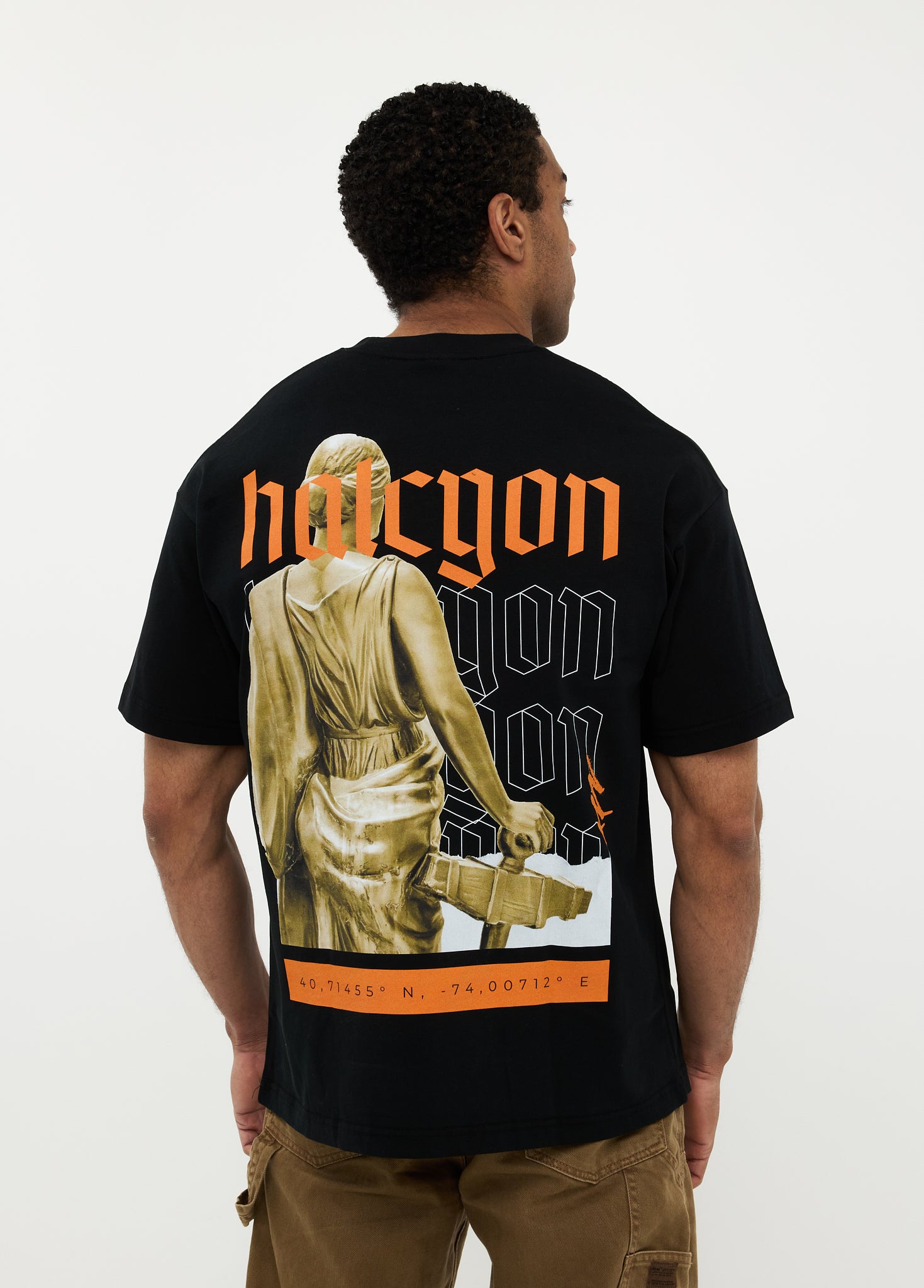 Exclusive edition oversized T-shirt 100% Katoen – Holcgon Orange