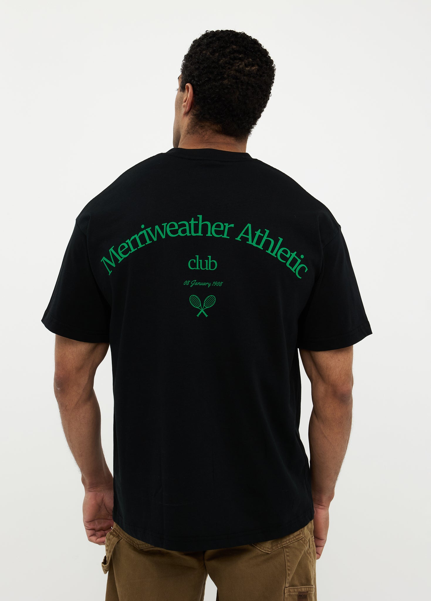 Oversized T-shirt 100% Katoen – Merriweather Athletic Tennis Design