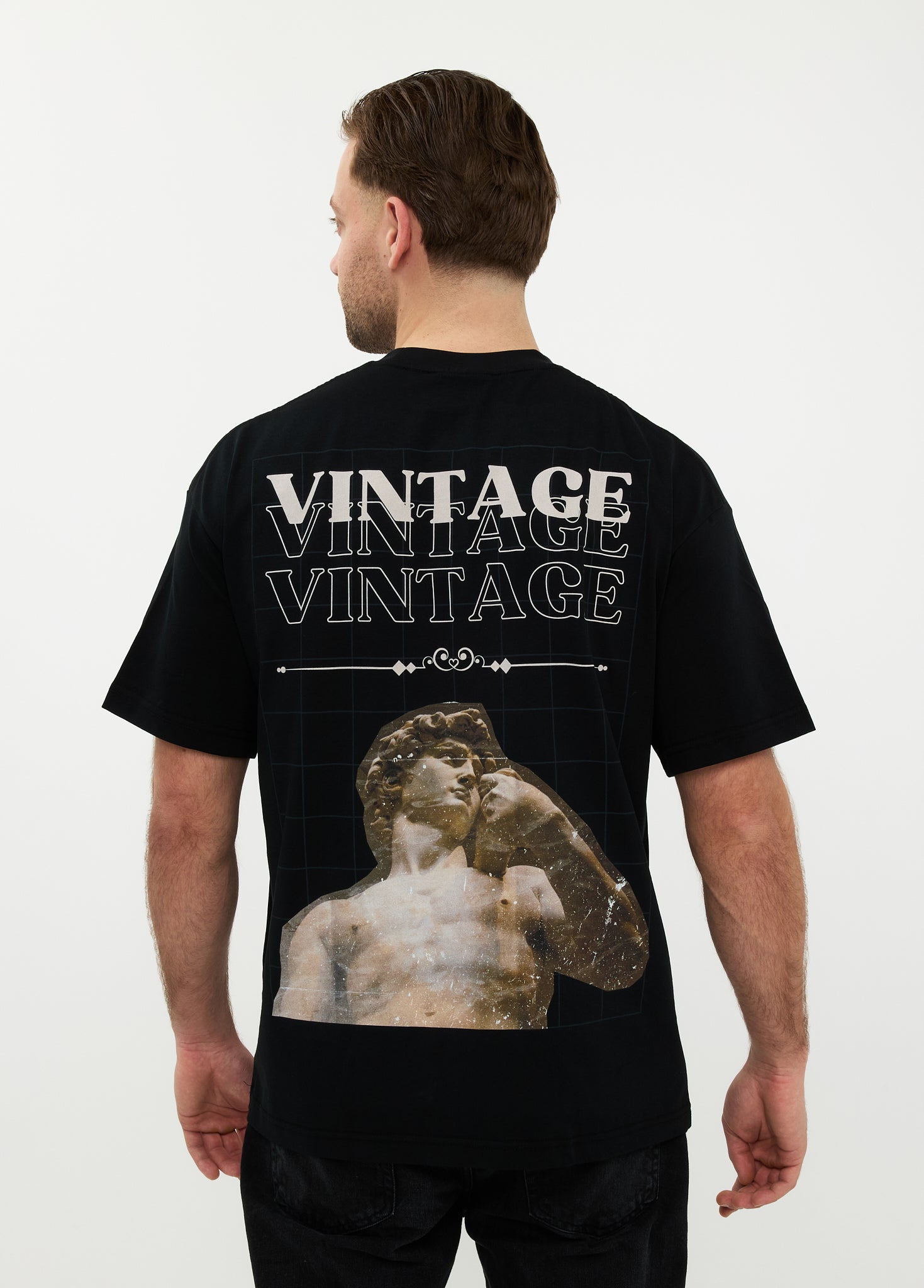 Oversized T-shirt 100% Katoen – Vintage Style