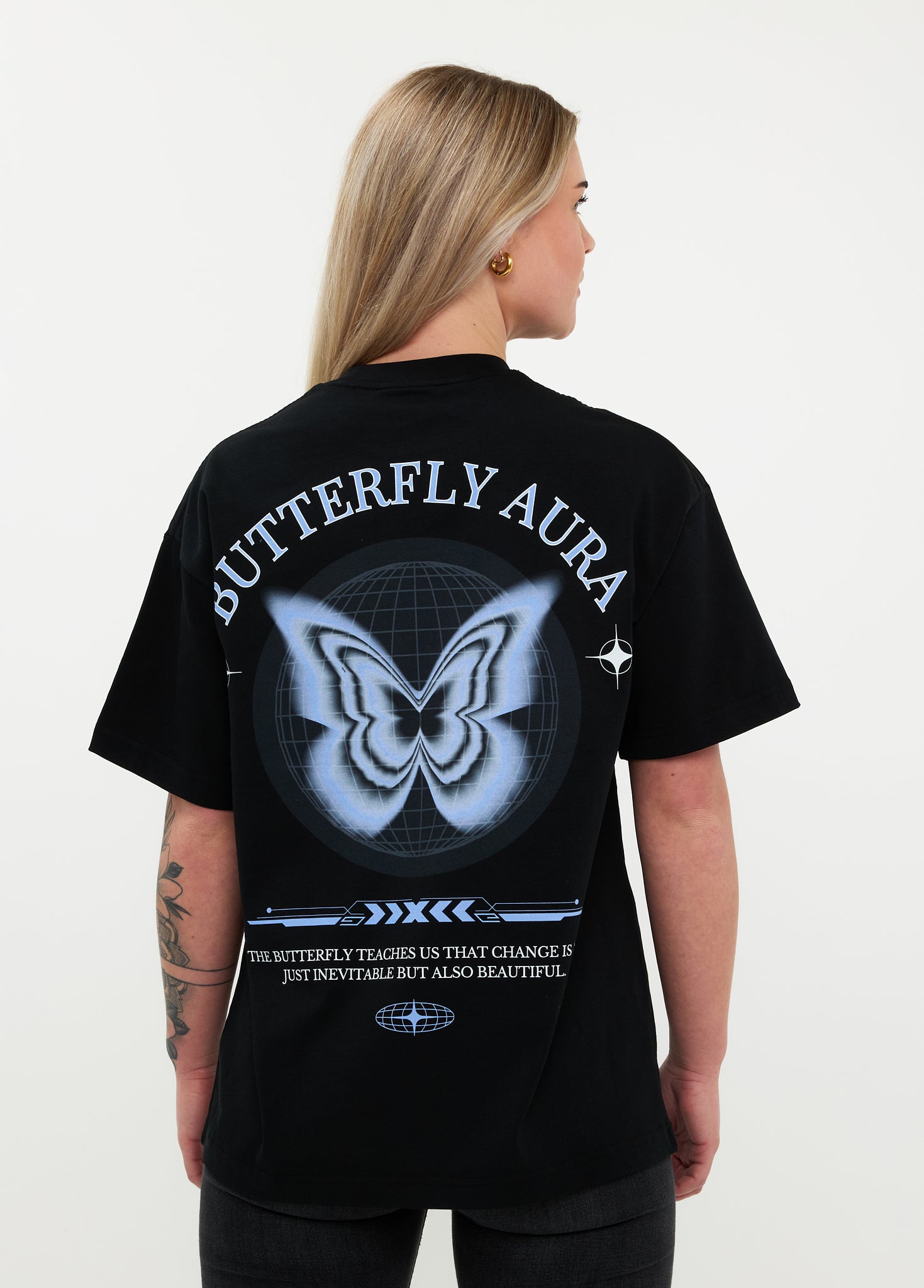 Oversized T Shirts Dames Dames T-shirts Met Korte Mouwen Gradiënt