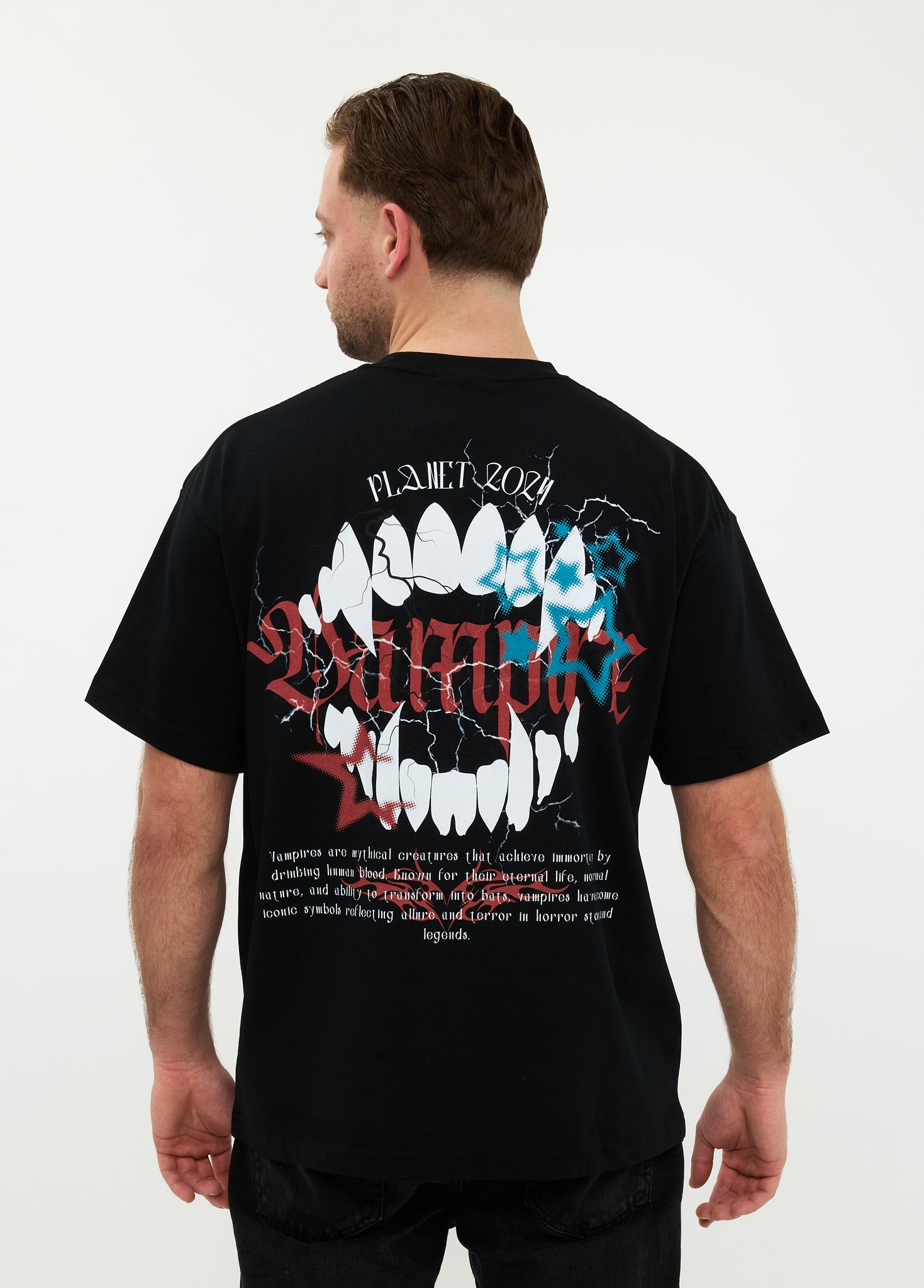 Oversized T-shirt 100% Katoen met 3D Design