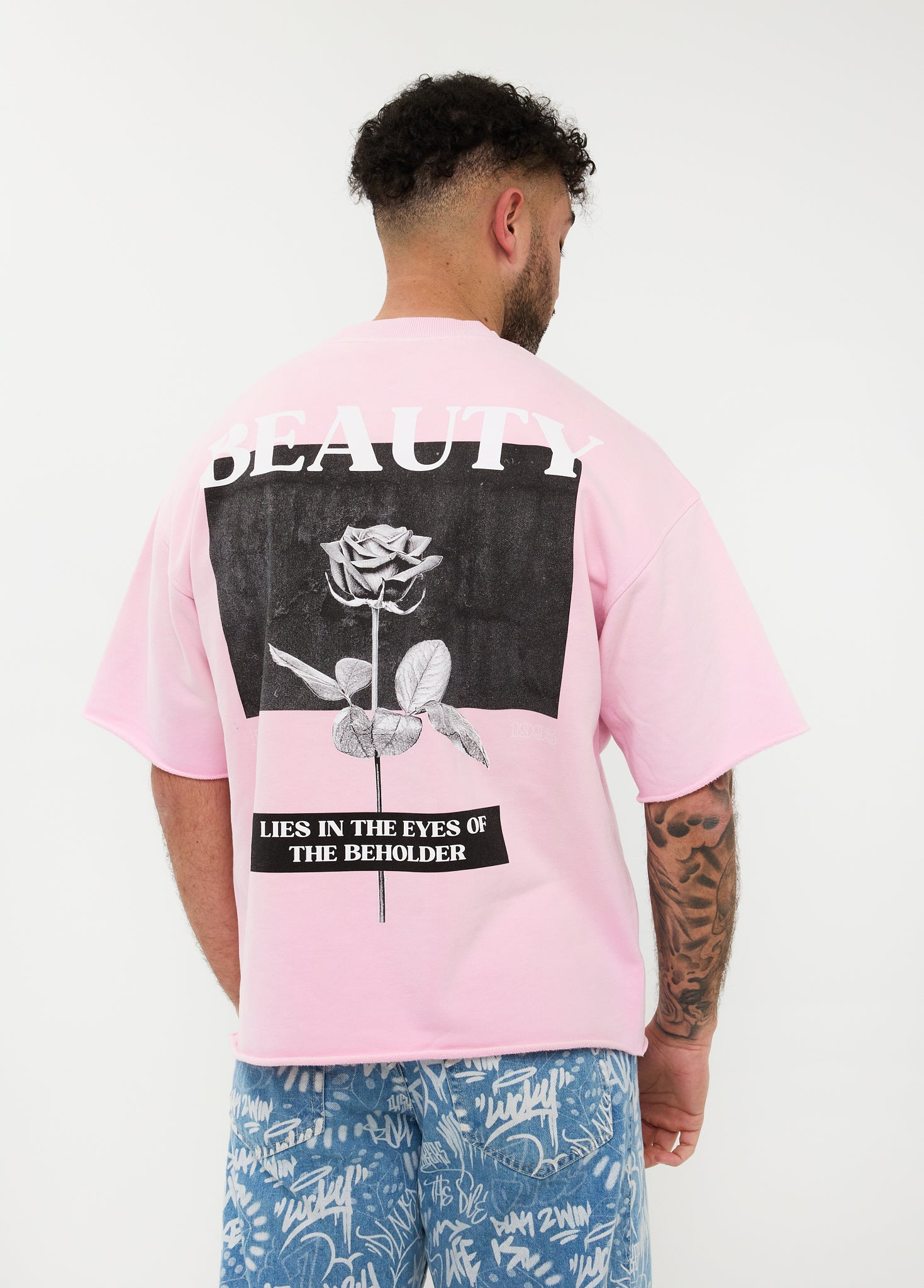 Exclusive edition oversized T-shirt 100% Katoen – Beauty & Rose