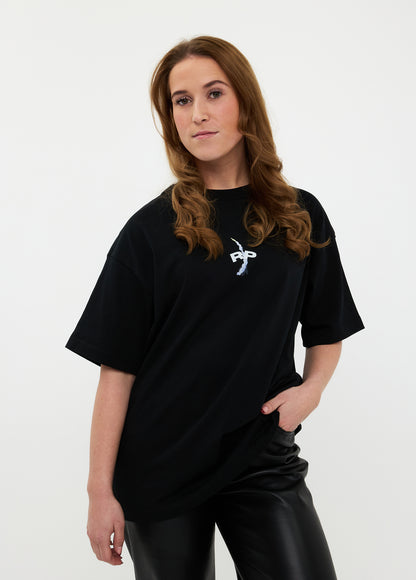 Oversized T-shirt 100% Katoen – Golden Puzzle