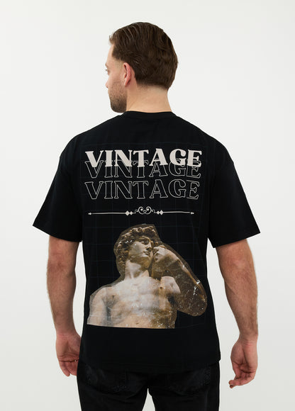 Oversized T-shirt 100% Katoen – Vintage Style