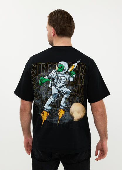 Oversized T-shirt 100% Katoen – Alien streetwaer