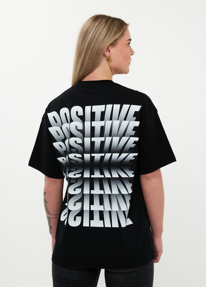 Oversized T-shirt 100% Katoen – Positive Vibes
