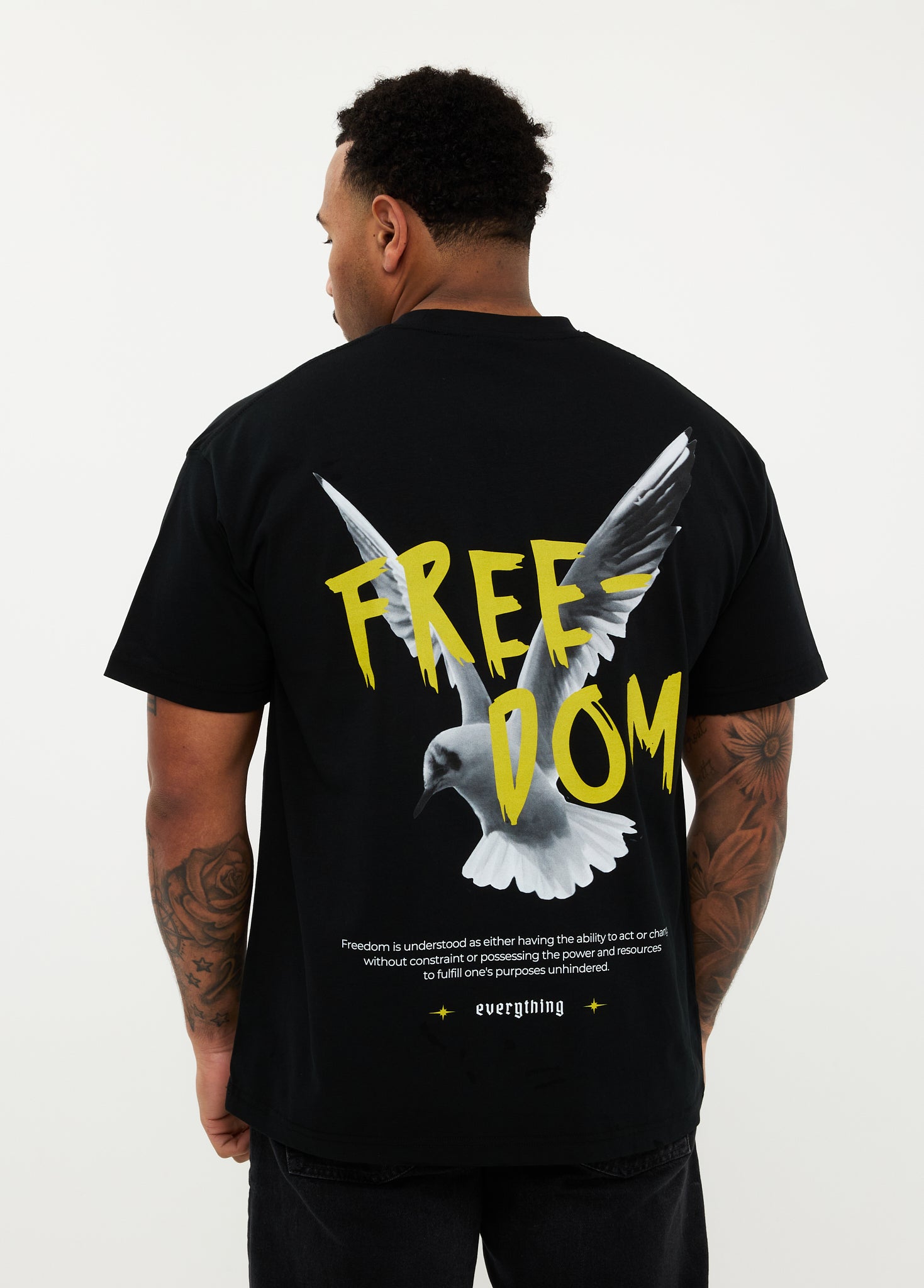 Exclusive edition oversized T-shirt 100% Katoen – Freedom