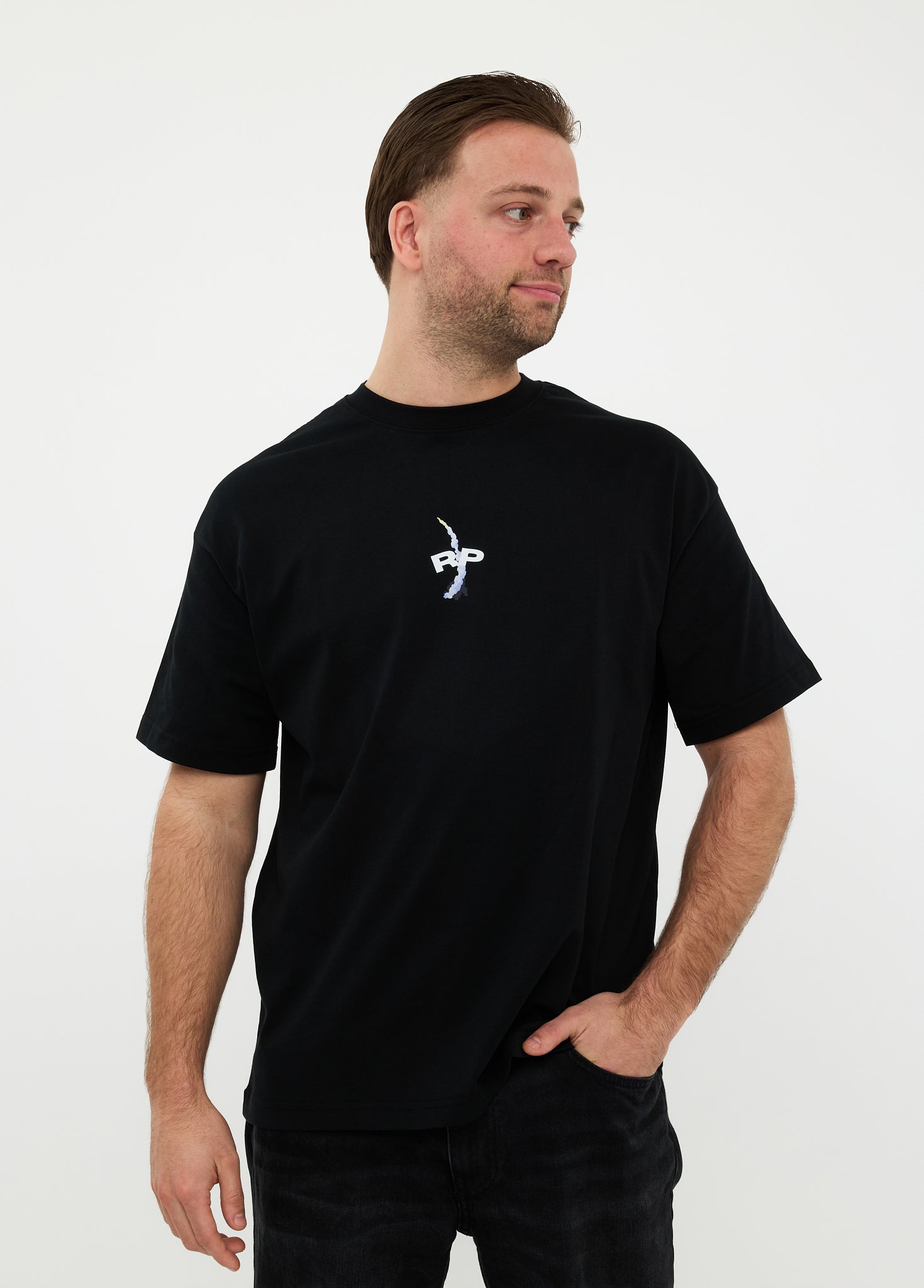 Oversized T-shirt 100% Katoen met 3D Design