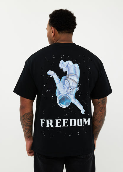 Oversized T-shirt 100% Katoen – Freedom Astronaut