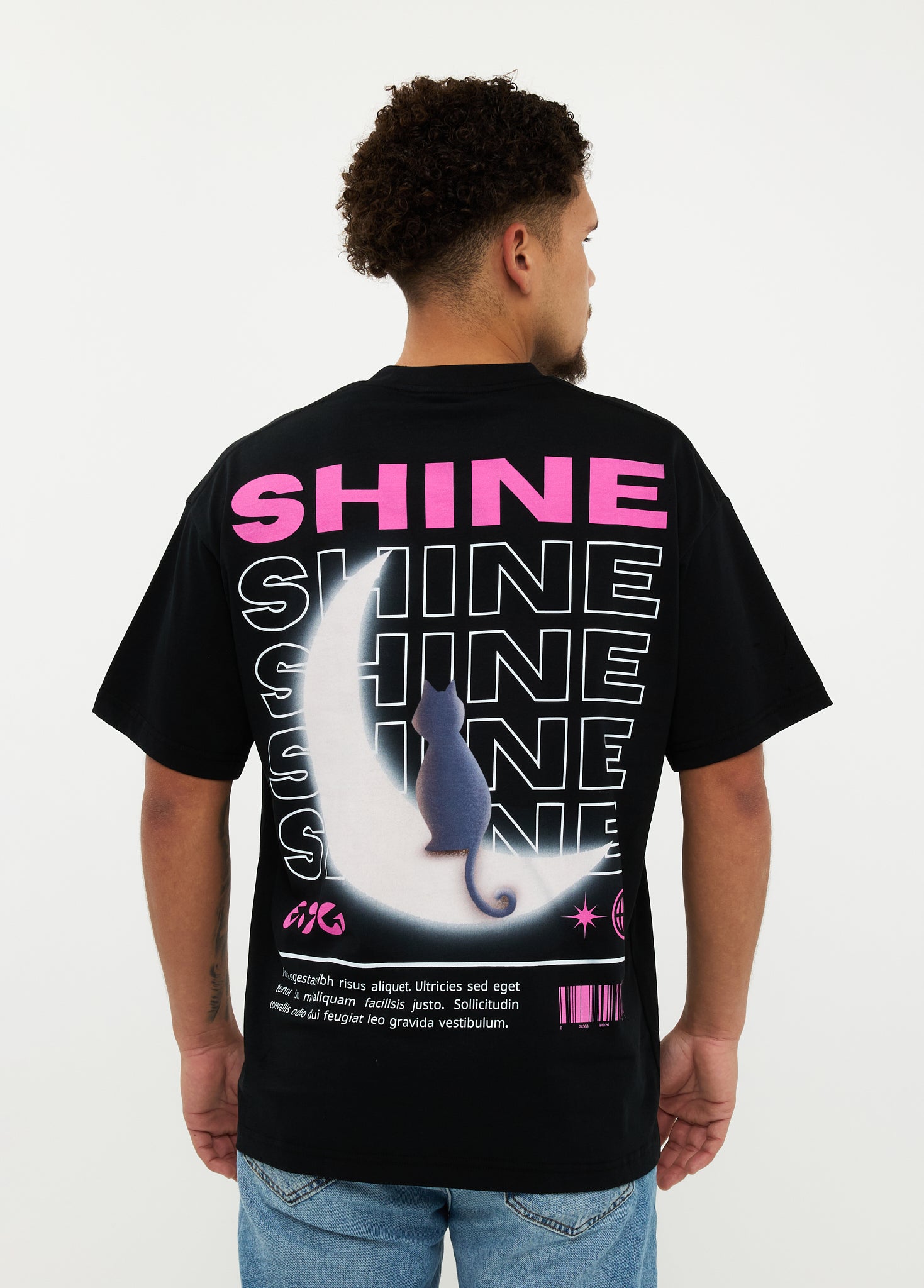Oversized T-shirt 100% Katoen – Shine